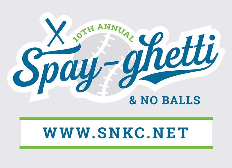 Annual fundraiser logo design - Kansas City Graphic Design - Spayghetti & No Balls SNKC